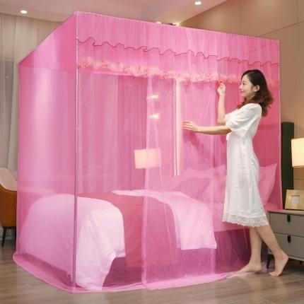 91家纺网 家纺一手货源 找家纺 （总）初心 2025新款防尘顶盛夏单开门蚊帐