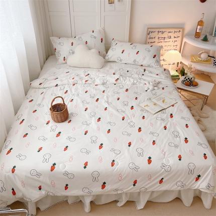 91家纺网 家纺一手货源 找家纺 (总)星期八 2022新款卡通针织棉夏被