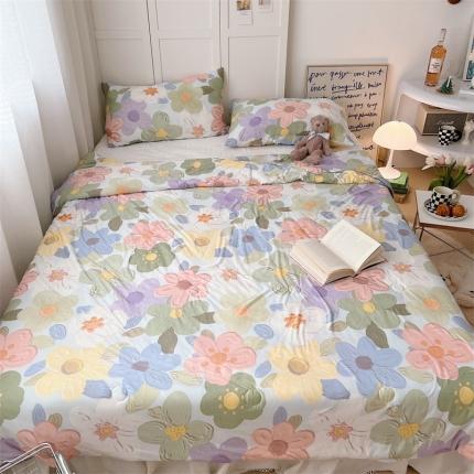 91家纺网 家纺一手货源 找家纺 (总)星期八 2022新款卡通针织棉夏被