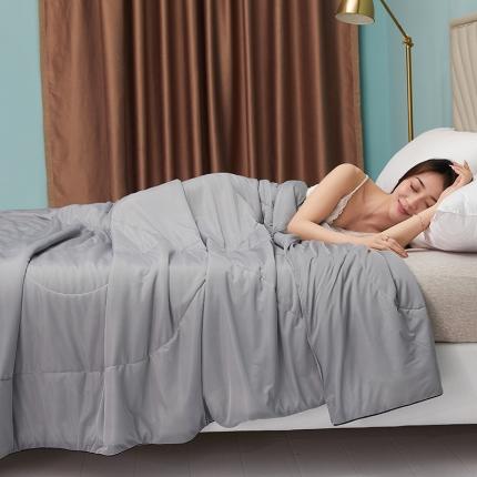 91家纺网 家纺一手货源 找家纺 (总）梦镜 2025新款A类冰淇淋凉感丝夏凉被