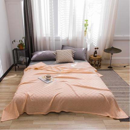 91家纺网 家纺一手货源 找家纺 （总）朴尔 2022年新款加厚纯色线毯纱布毛巾被