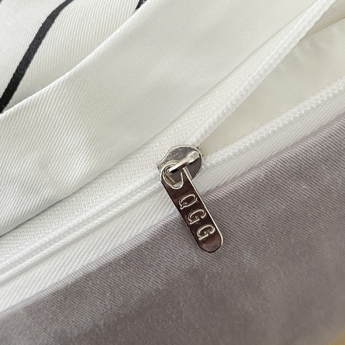 91家纺网 家纺一手货源 找家纺 琪格格 2022新款纯棉13372简约款四件套 旋律