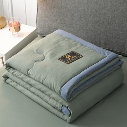 91家纺网 家纺一手货源 找家纺 U被家纺 2022新款皇冠大豆夏凉被【实拍图】皇冠-白