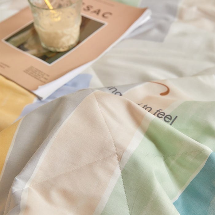 91家纺网 家纺一手货源 找家纺 vip被业 2022新款新疆全棉棉花夏被 跳动心弦