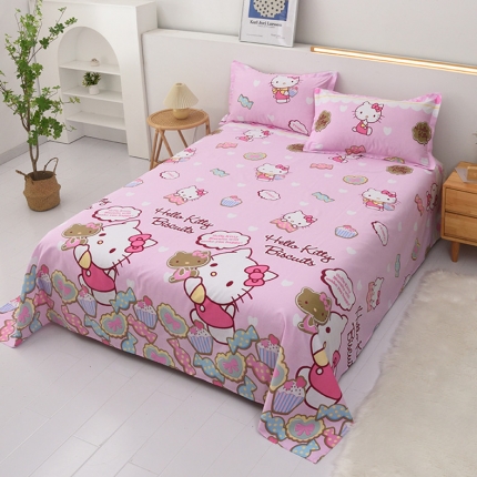 91家纺网 家纺一手货源 找家纺 （总）启优 12868 全棉单床单纯棉床单