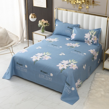 91家纺网 家纺一手货源 找家纺 （总）启优 12868 全棉单床单纯棉床单