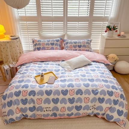 91家纺网 家纺一手货源 找家纺 （总）柚子2022新款40支13372全棉印花四件套