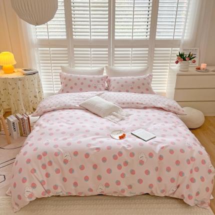 91家纺网 家纺一手货源 找家纺 （总）柚子2022新款40支13372全棉印花四件套