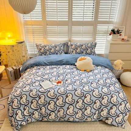 91家纺网 家纺一手货源 找家纺 （总）柚子2022新款40支13372全棉印花四件套