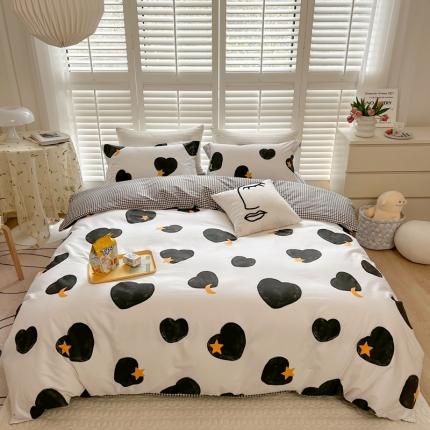 91家纺网 家纺一手货源 找家纺 （总）柚子2022新款40支13372全棉印花四件套