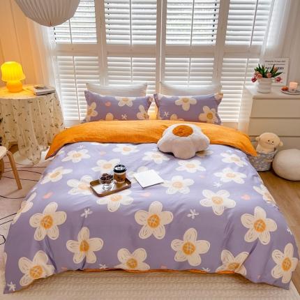 91家纺网 家纺一手货源 找家纺 （总）柚子2022新款40支13372全棉印花四件套