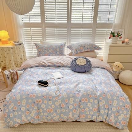 91家纺网 家纺一手货源 找家纺 （总）柚子2022新款40支13372全棉印花四件套