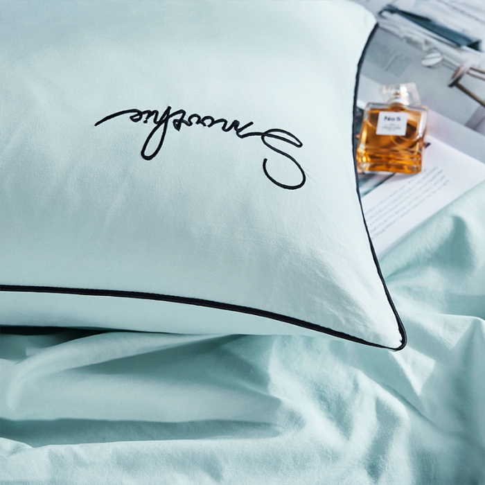 91家纺网 家纺一手货源 找家纺 ab家纺 2022新款简爱夏被四件套夏凉被 简爱-薄荷