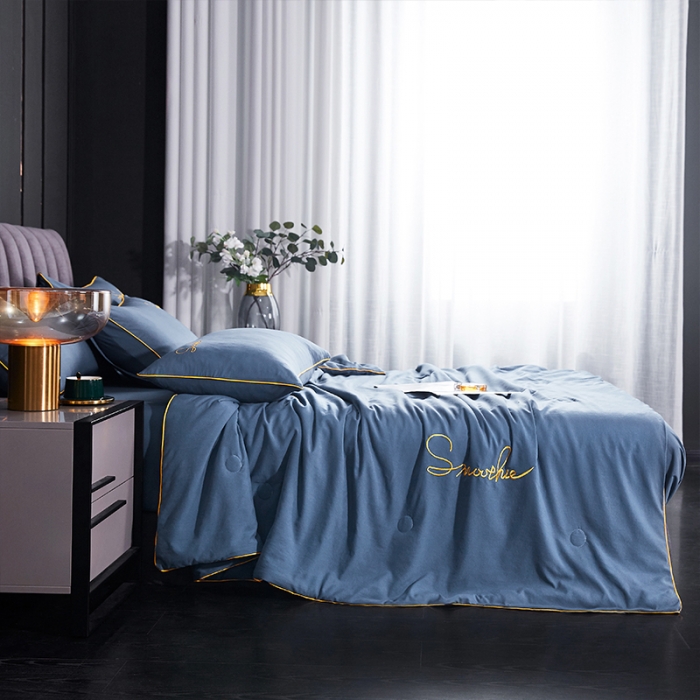 91家纺网 家纺一手货源 找家纺 ab家纺 2022新款简爱夏被四件套夏凉被 简爱-宾利兰