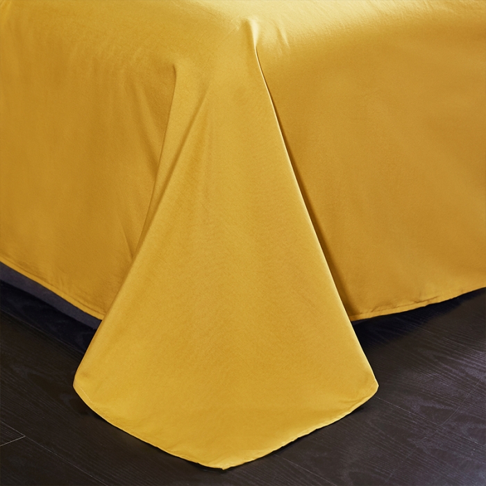 91家纺网 家纺一手货源 找家纺 ab家纺 2022新款简爱夏被四件套夏凉被 简爱-姜黄