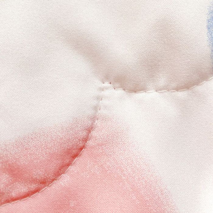 91家纺网 家纺一手货源 找家纺 寐居 2022新款亲肤小花边水洗棉单夏被 粉爱心