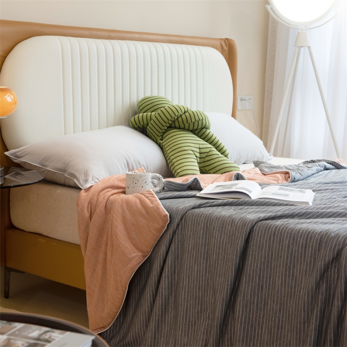 91家纺网 家纺一手货源 找家纺 星座  2025春夏A类凉感丝夏被空调被芯被子 高雅黑