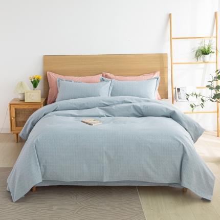 91家纺网 家纺一手货源 找家纺 （总）杜先生 2023新款全棉无印风老粗布四件套直播爆款