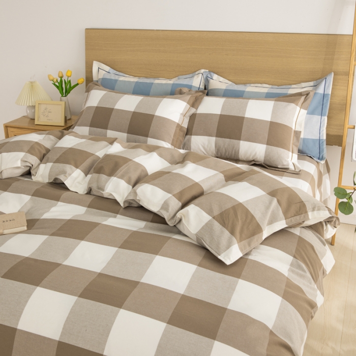 91家纺网 家纺一手货源 找家纺 （总）杜先生 2023新款全棉无印风老粗布四件套直播爆款