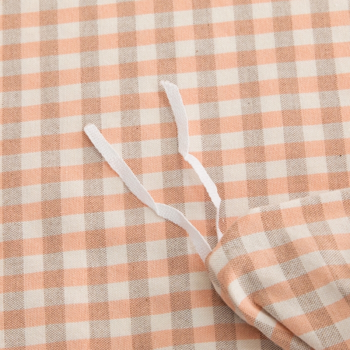 91家纺网 家纺一手货源 找家纺 杜先生 2023新款全棉无印风老粗布四件套直播爆款 无印风小格-玉