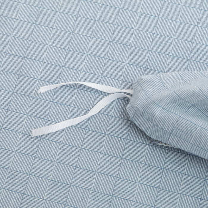 91家纺网 家纺一手货源 找家纺 杜先生2023新全棉无印风老粗布单双针被套直播爆款 无印风影格-蓝灰