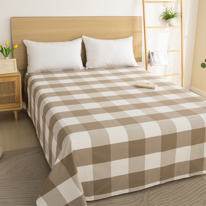 91家纺网 家纺一手货源 找家纺 （总）杜先生 2023新款全棉无印风老粗布单床单直播爆款