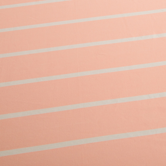 91家纺网 家纺一手货源 找家纺 杜先生 2023新款全棉无印风老粗布单床单直播爆款 无印风条纹-粉玉