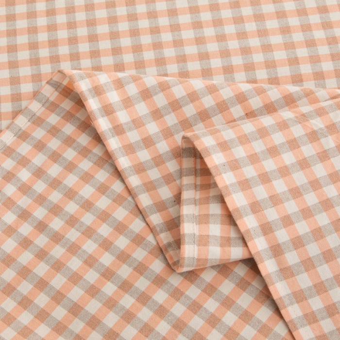 91家纺网 家纺一手货源 找家纺 杜先生 2023新款全棉无印风老粗布单床单直播爆款 无印风小格-玉