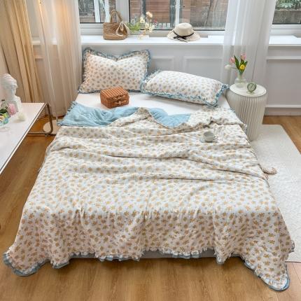 (总)有货 2022新款本棉双层纱棉花夏被夏凉被空调被