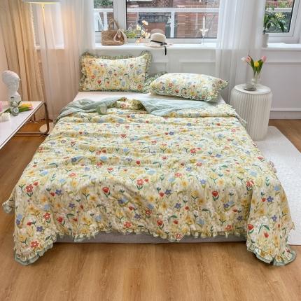 91家纺网 家纺一手货源 找家纺 (总)有货 2022新款本棉双层纱棉花夏被夏凉被空调被