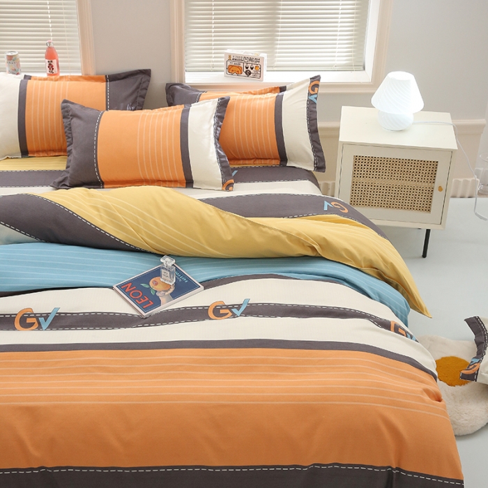 91家纺网 家纺一手货源 找家纺 佑佳家纺2024新款140克磨毛印花植物羊绒四件套 时尚达人