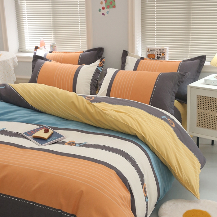 91家纺网 家纺一手货源 找家纺 佑佳家纺2024新款140克磨毛印花植物羊绒四件套 时尚达人