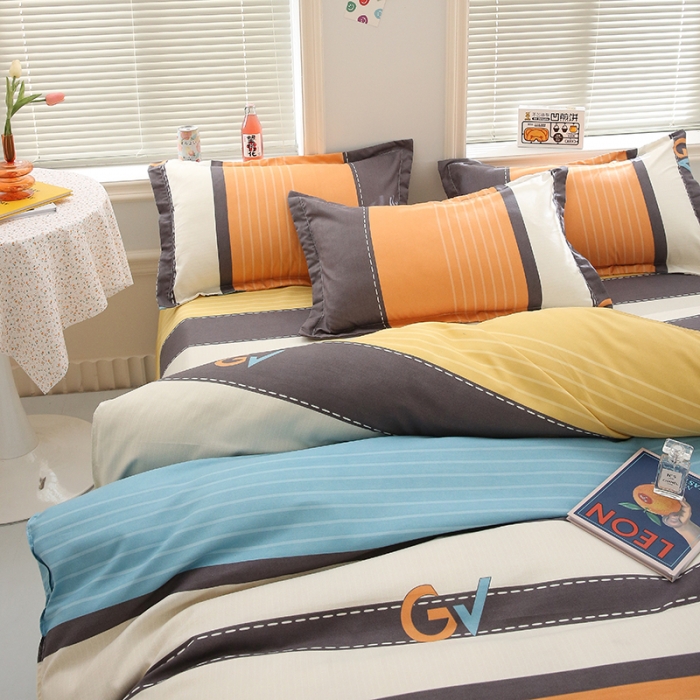 91家纺网 家纺一手货源 找家纺 佑佳家纺2024新款140克磨毛印花植物羊绒四件套 时尚达人