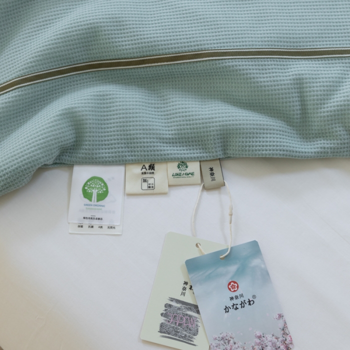 91家纺网 家纺一手货源 找家纺 木堇 2022新款纯色莫代尔华夫格夏被 品绿