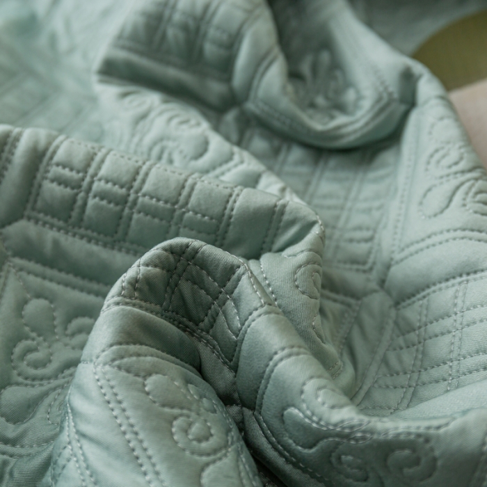 91家纺网 家纺一手货源 找家纺 卡奥 2023新款天丝莫代尔小茶芯床盖夏被 沁绿