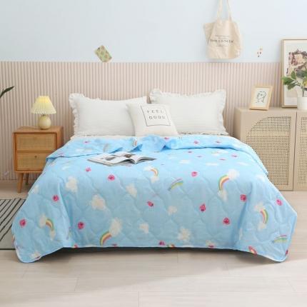 91家纺网 家纺一手货源 找家纺 (总)欧喜璐 2022新款钻石绒超声波礼品夏被夏凉被春秋被