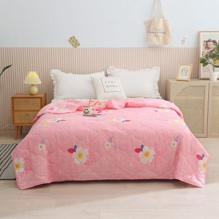 91家纺网 家纺一手货源 找家纺 (总)欧喜璐 2022新款钻石绒超声波礼品夏被夏凉被春秋被