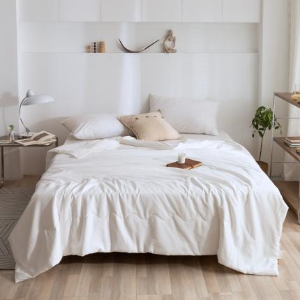 91家纺网 家纺一手货源 找家纺 八方汇 （被芯厂家）新款不染本色原棉A类小提花夏被春秋被冬被