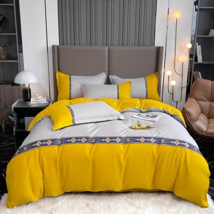 91家纺网 家纺一手货源 找家纺 （总）衿成 2025新款高克重双面磨毛四件套植物羊绒