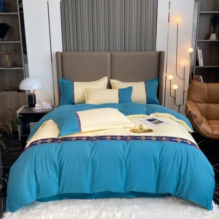 91家纺网 家纺一手货源 找家纺 （总）衿成 2025新款高克重双面磨毛四件套植物羊绒