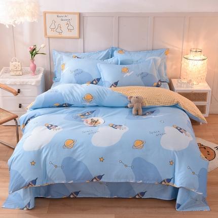 91家纺网 家纺一手货源 找家纺 （总）八十八家纺 2025新款全棉12868床单款四件套