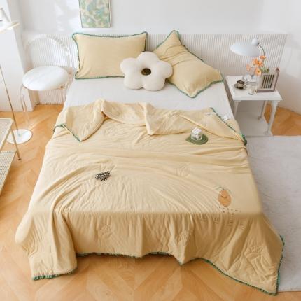 91家纺网 家纺一手货源 找家纺 有货 2022新款玉米纤维软软被夏被 玉米本米