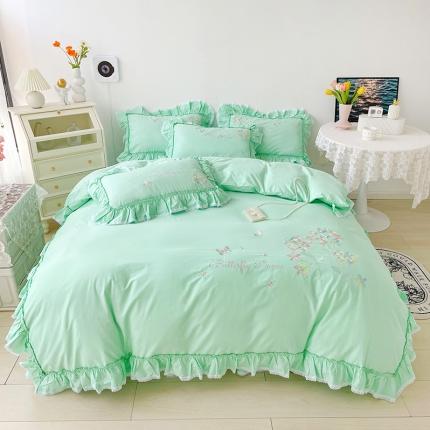 91家纺网 家纺一手货源 找家纺 (总)亲亲公主新款全棉四件套-恋恋花语