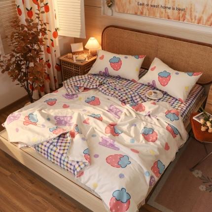 91家纺网 家纺一手货源 找家纺 （总）寐居 2022新款全棉13370夏被四件套