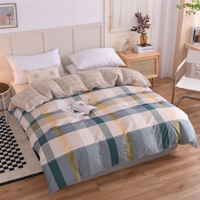 91家纺网 家纺一手货源 找家纺 八十八家纺 2025新款全棉12868床裙款四件套格律