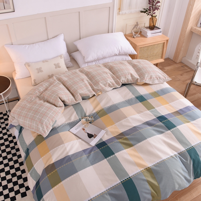 91家纺网 家纺一手货源 找家纺 八十八家纺 2025新款全棉12868床裙款四件套格律