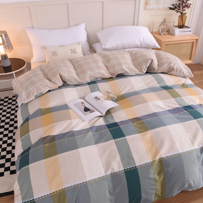 91家纺网 家纺一手货源 找家纺 八十八家纺 2025新款全棉12868床裙款四件套格律