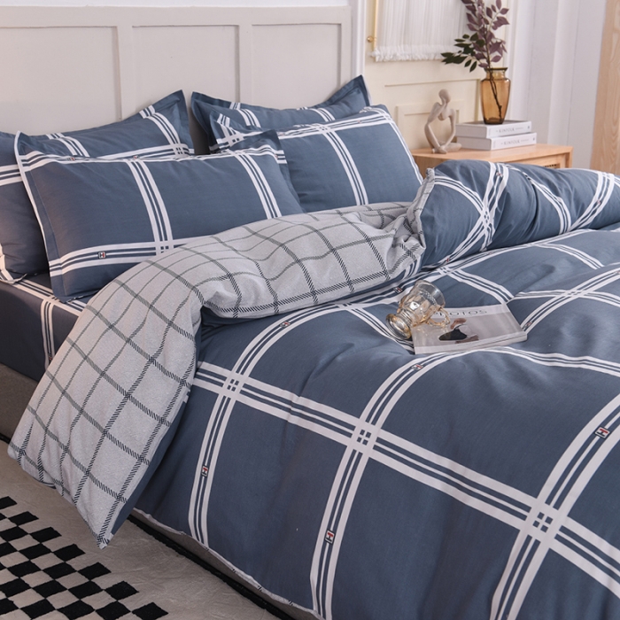 91家纺网 家纺一手货源 找家纺 八十八家纺 2025新款全棉12868床笠款四件套 安吉