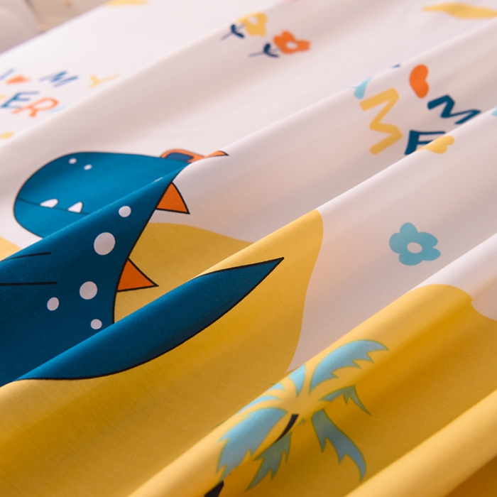 91家纺网 家纺一手货源 找家纺 八十八家纺 2025新款全棉12868床笠款四件套丛林探险