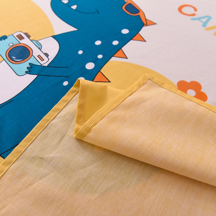 91家纺网 家纺一手货源 找家纺 八十八家纺 2025新款全棉12868床笠款四件套丛林探险